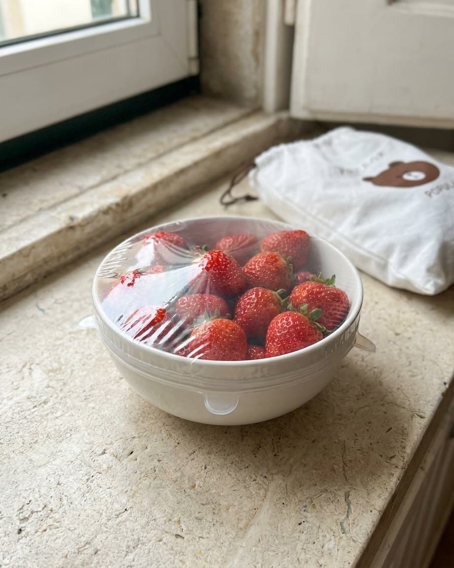 100 tampas elásticas para taças e pratos, imagem 2